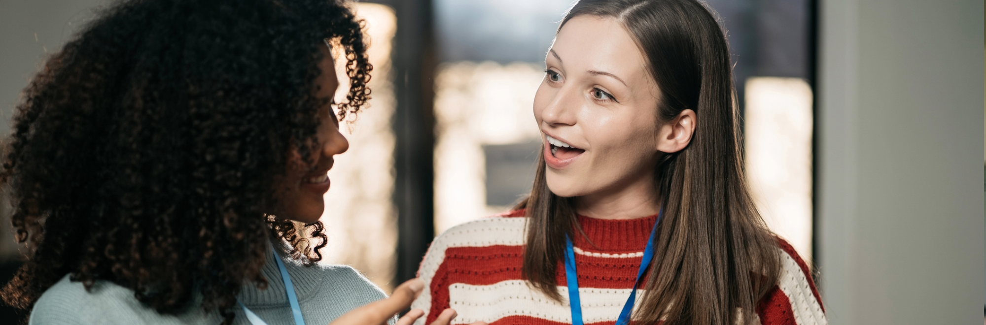 Two colleagues supporting each other to build school district culture and ultimately positively impact strategic execution.